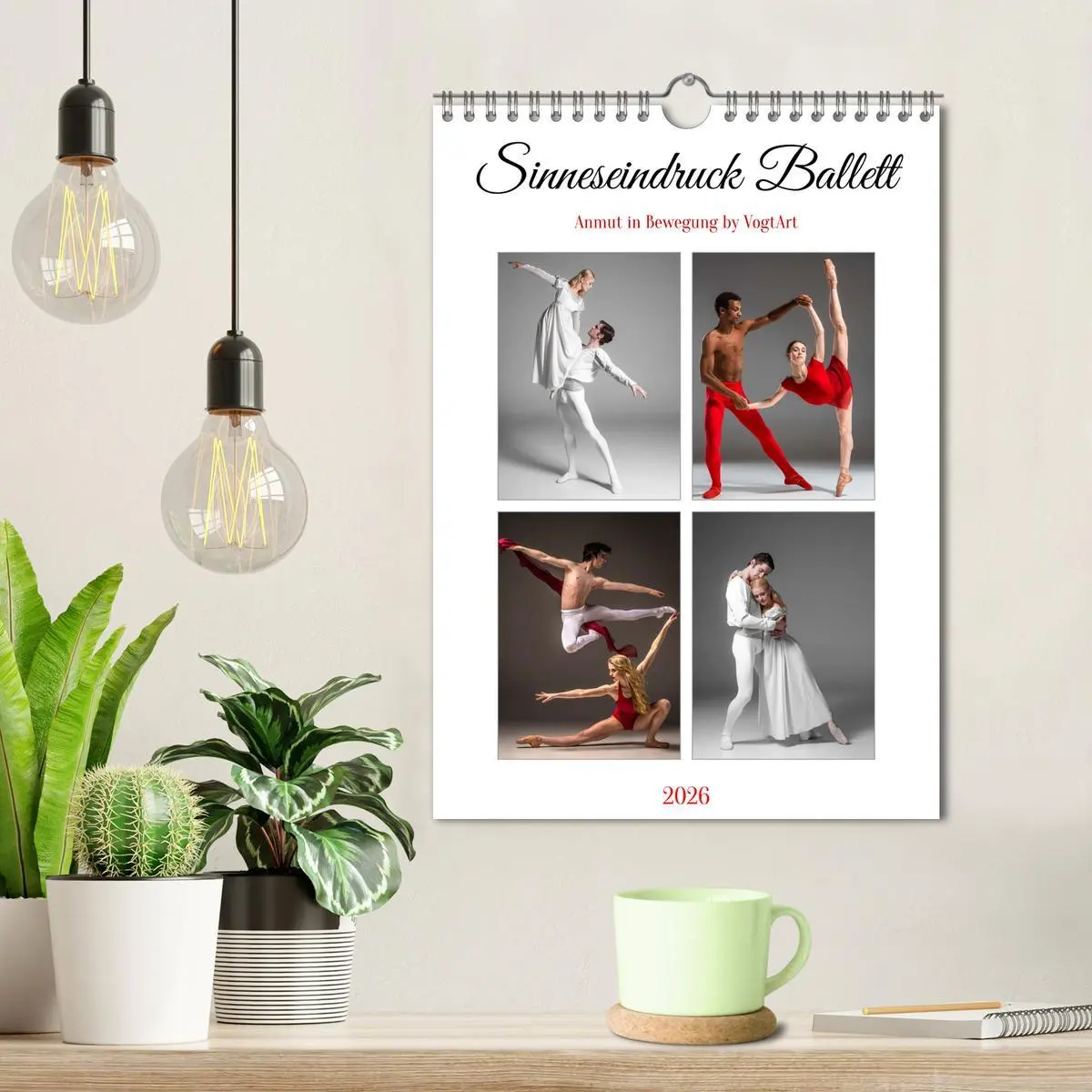 Bild: 9783516338867 | Sinneseindruck Ballett (Wandkalender 2026 DIN A4 hoch), CALVENDO...