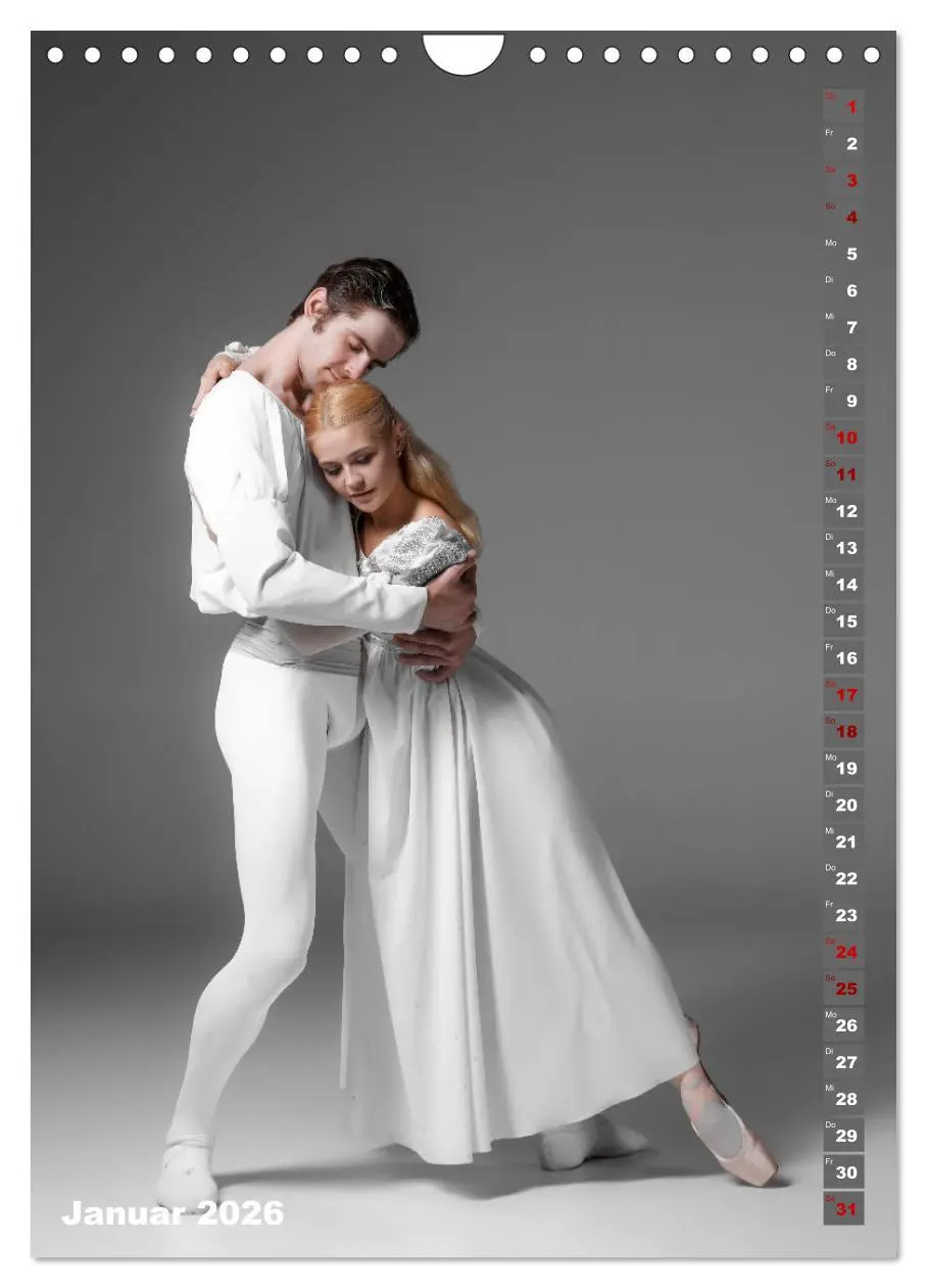 Bild: 9783516338867 | Sinneseindruck Ballett (Wandkalender 2026 DIN A4 hoch), CALVENDO...