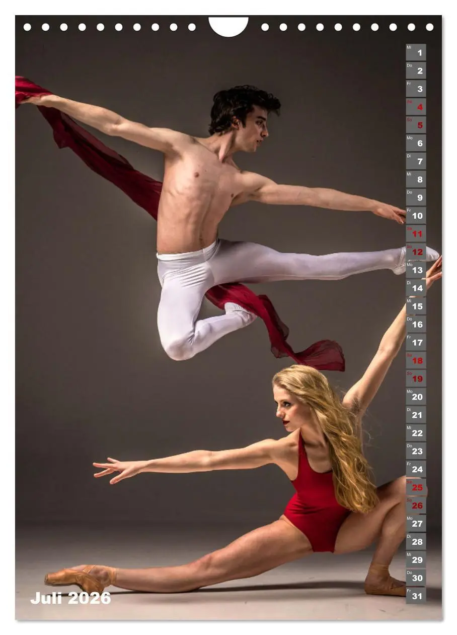 Bild: 9783516338867 | Sinneseindruck Ballett (Wandkalender 2026 DIN A4 hoch), CALVENDO...