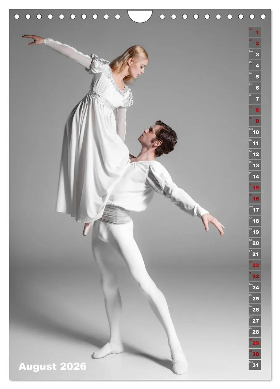 Bild: 9783516338867 | Sinneseindruck Ballett (Wandkalender 2026 DIN A4 hoch), CALVENDO...