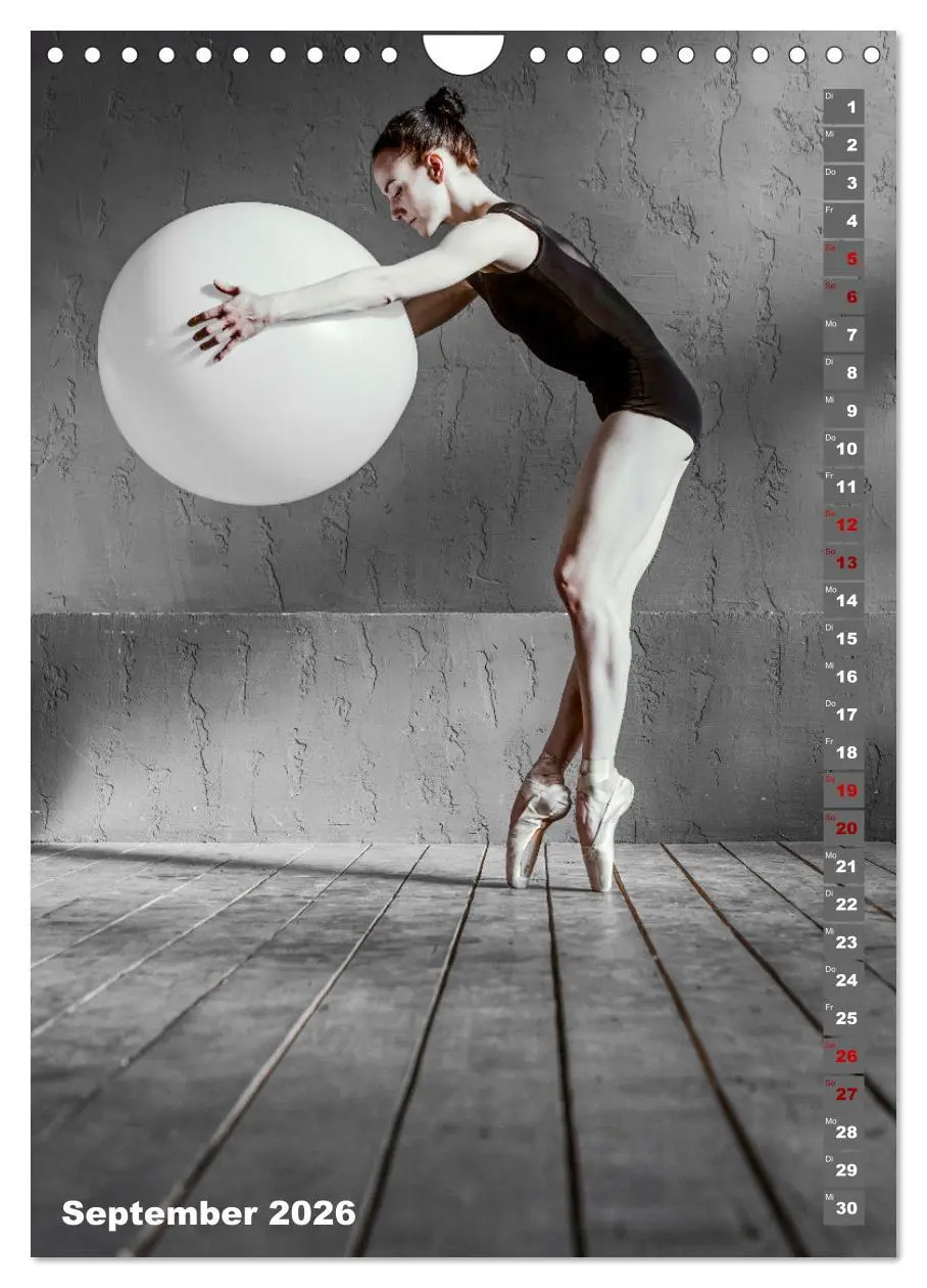 Bild: 9783516338867 | Sinneseindruck Ballett (Wandkalender 2026 DIN A4 hoch), CALVENDO...