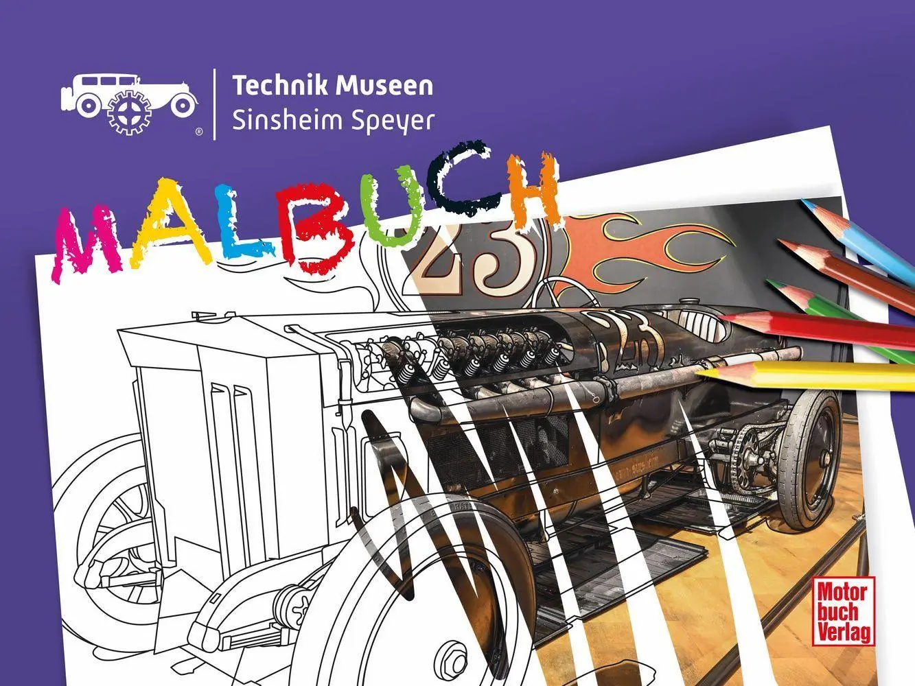 Cover: 9783613048867 | Museum Sinsheim - Speyer Malbuch | Taschenbuch | 48 S. | Deutsch