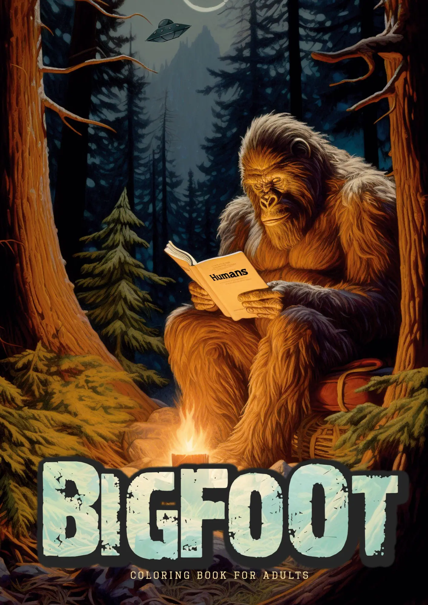 Cover: 9783758448867 | Bigfoot oloring Book for Adults | Monsoon Publishing | Taschenbuch