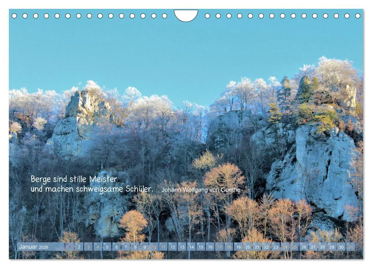 Bild: 9783457618967 | Beuroner Jakobsweg (Wandkalender 2026 DIN A4 quer), CALVENDO...