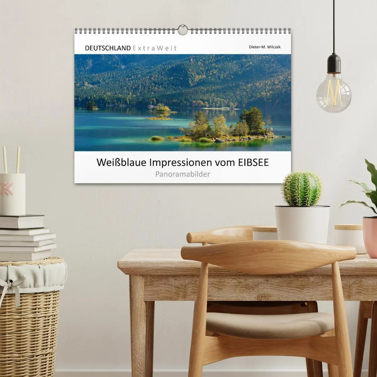 Bild: 9783457788967 | Weißblaue Impressionen vom Eibsee (Wandkalender 2026 DIN A3 quer),...