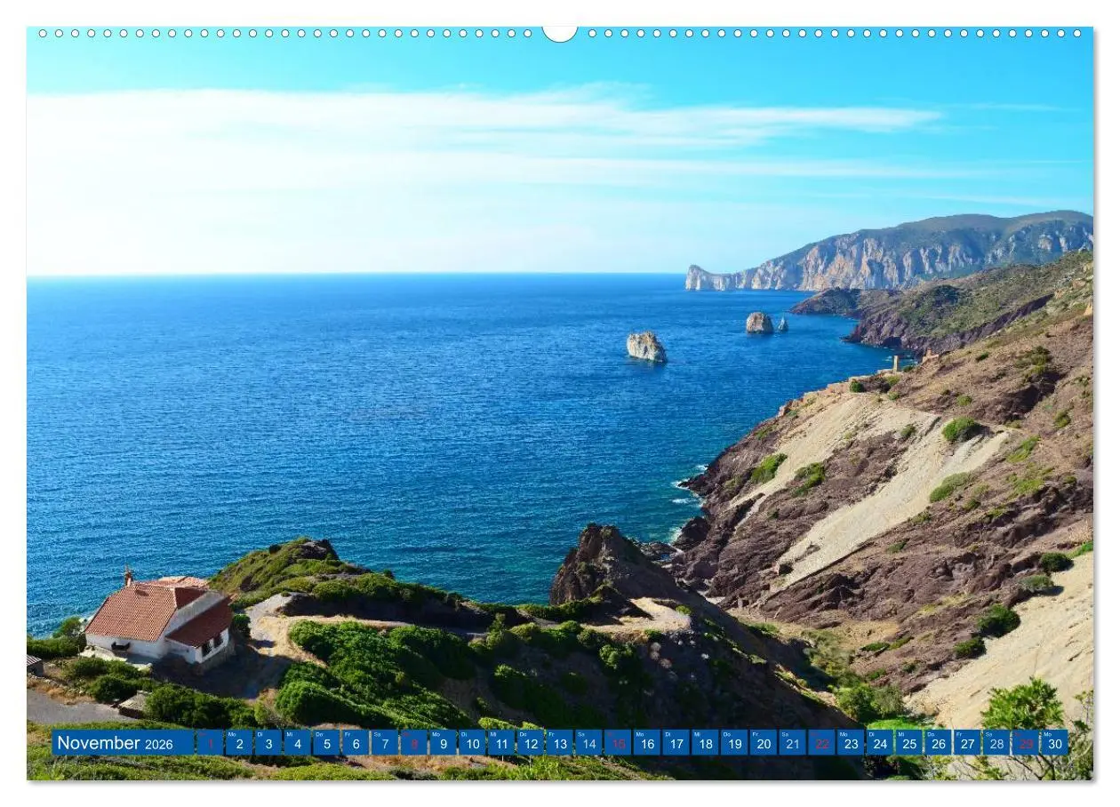 Bild: 9783516018967 | Sardiniens magische Küsten (Wandkalender 2026 DIN A2 quer),...