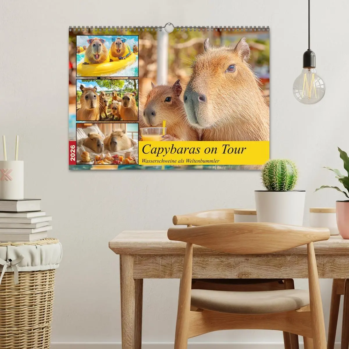 Bild: 9783516708967 | Capybaras on Tour. Wasserschweine als Weltenbummler (Wandkalender...