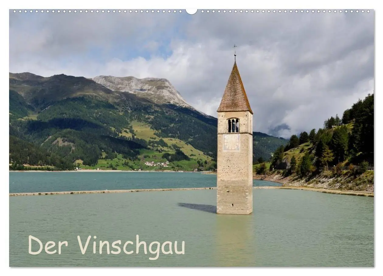 Cover: 9783594238967 | Der Vinschgau (Wandkalender 2027 DIN A2 quer), CALVENDO Monatskalender