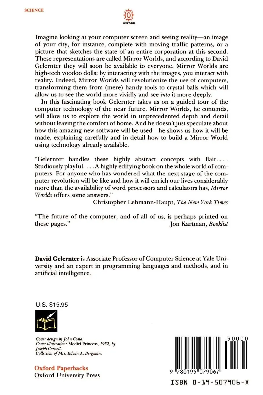 Rückseite: 9780195079067 | Mirror Worlds | David Hillel Gelernter | Taschenbuch | Englisch | 1992