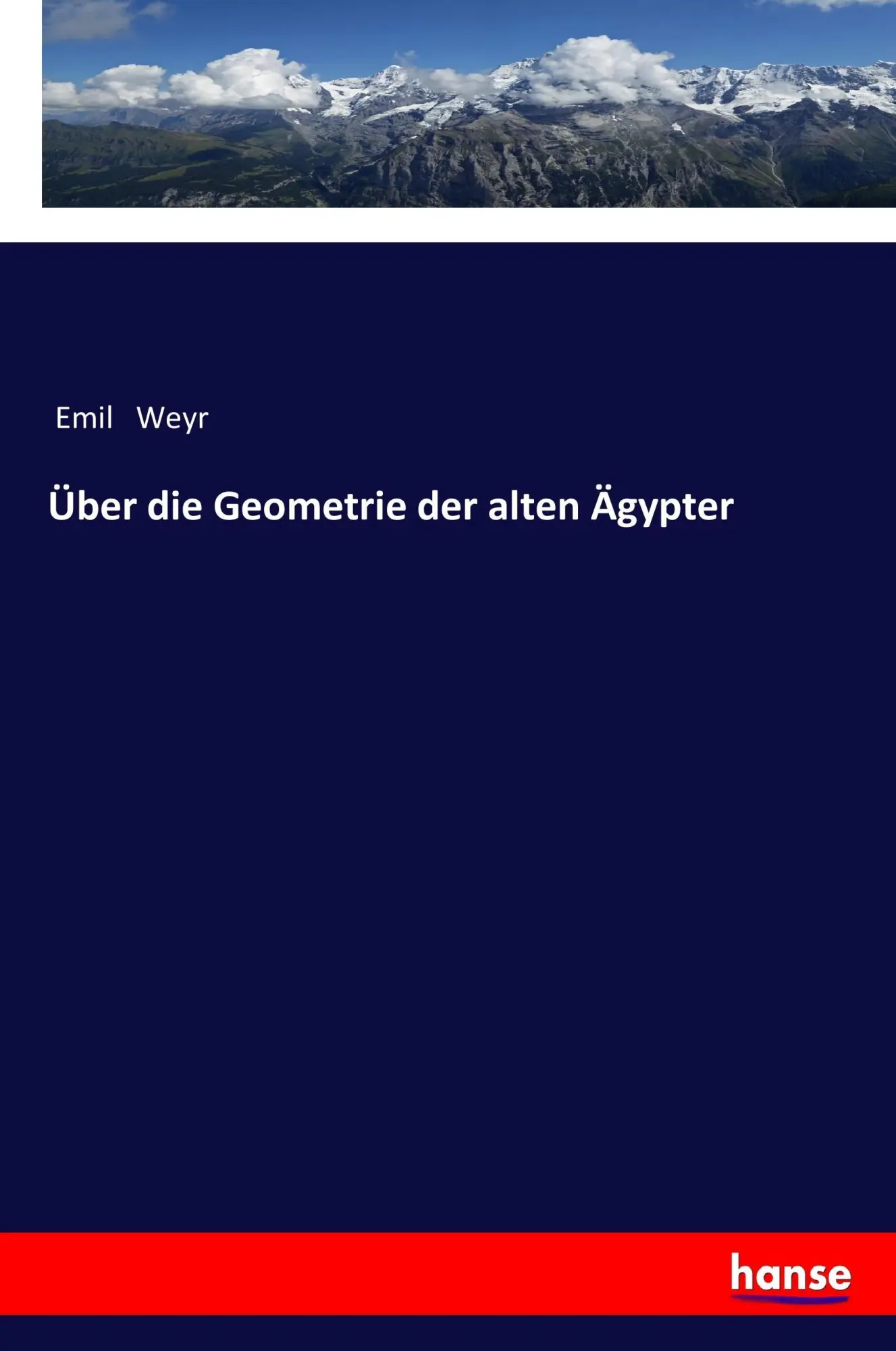 Cover: 9783337199067 | Über die Geometrie der alten Ägypter | Emil Weyr | Taschenbuch | 44 S.