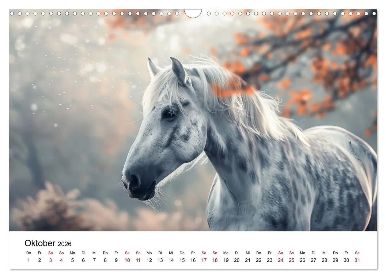 Bild: 9783457439067 | Wilde Mähnen: Ein Jahr mit Pferden (Wandkalender 2026 DIN A3 quer),...