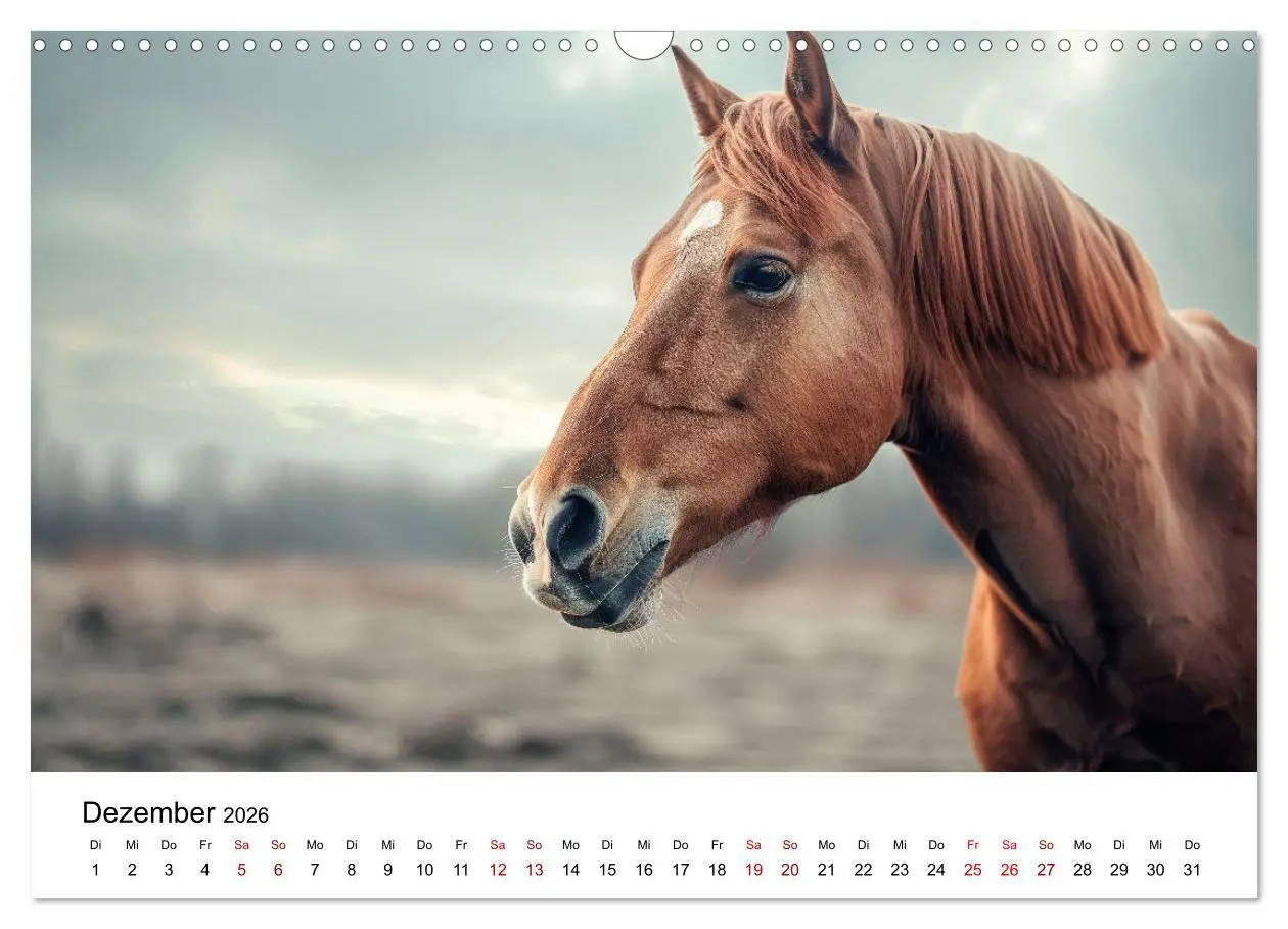 Bild: 9783457439067 | Wilde Mähnen: Ein Jahr mit Pferden (Wandkalender 2026 DIN A3 quer),...
