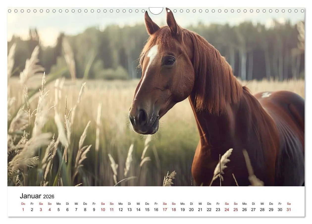Bild: 9783457439067 | Wilde Mähnen: Ein Jahr mit Pferden (Wandkalender 2026 DIN A3 quer),...