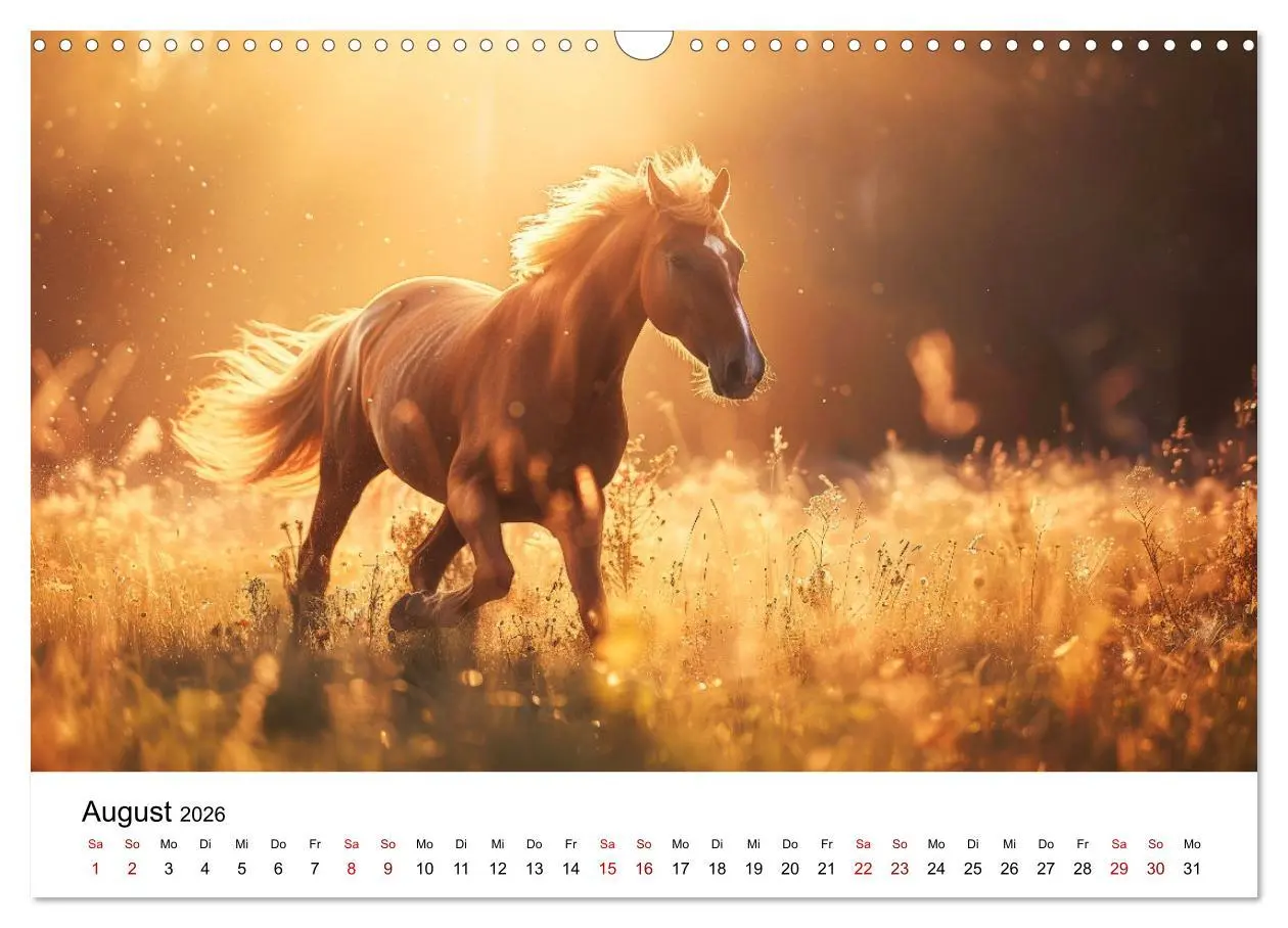 Bild: 9783457439067 | Wilde Mähnen: Ein Jahr mit Pferden (Wandkalender 2026 DIN A3 quer),...
