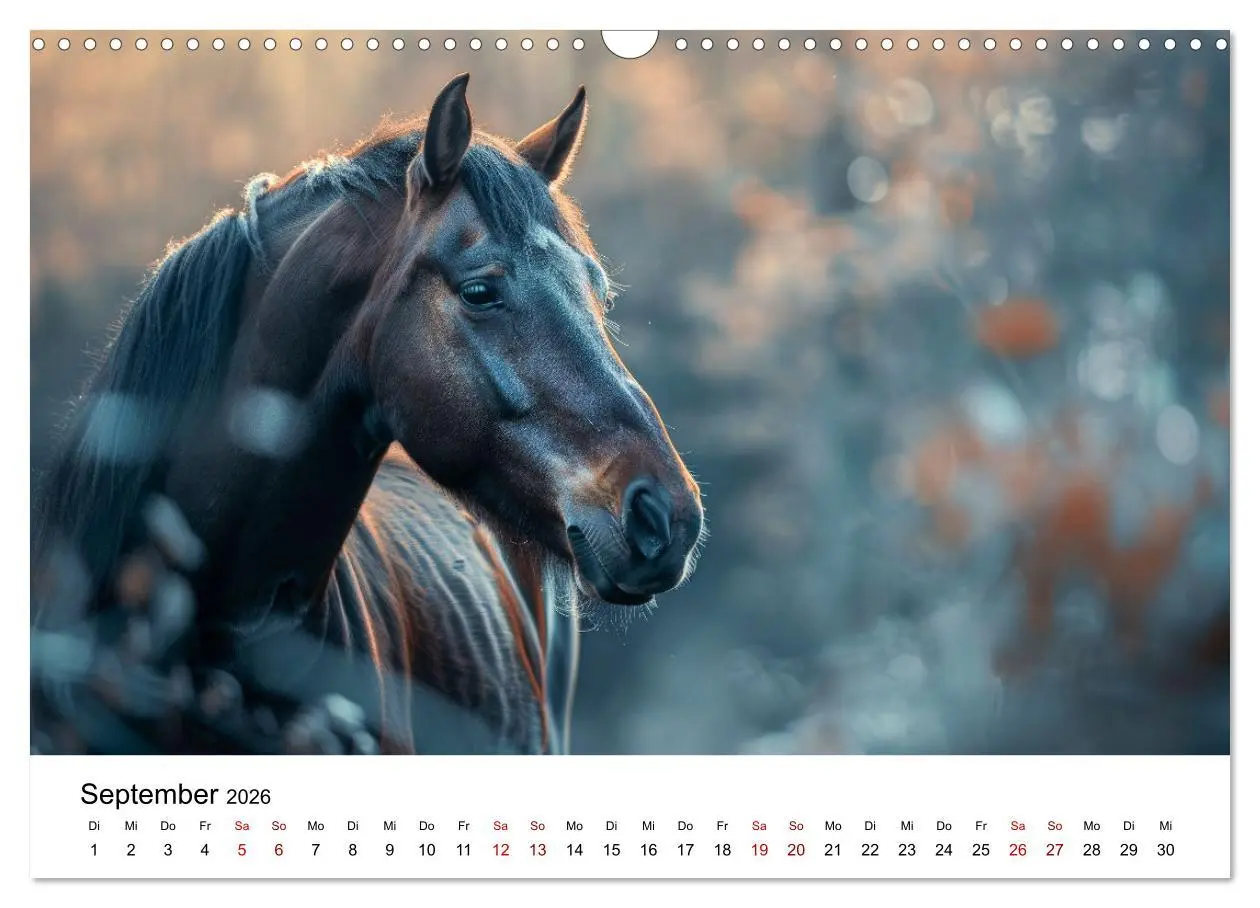 Bild: 9783457439067 | Wilde Mähnen: Ein Jahr mit Pferden (Wandkalender 2026 DIN A3 quer),...