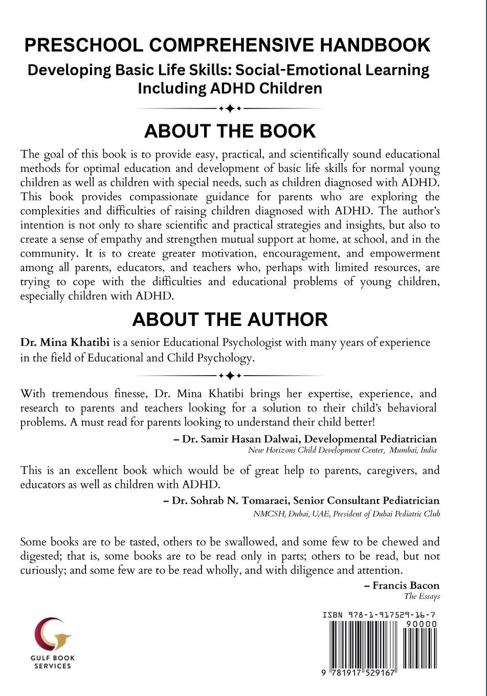 Rückseite: 9781917529167 | LIFE SKILLS | A GUIDE FOR PARENTS AND TEACHERS NORMAL &amp; ADHD CHILDREN