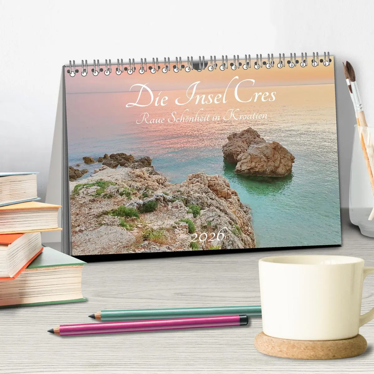 Bild: 9783457429167 | Die Insel Cres - Raue Schönheit in Kroatien (Tischkalender 2026 DIN...