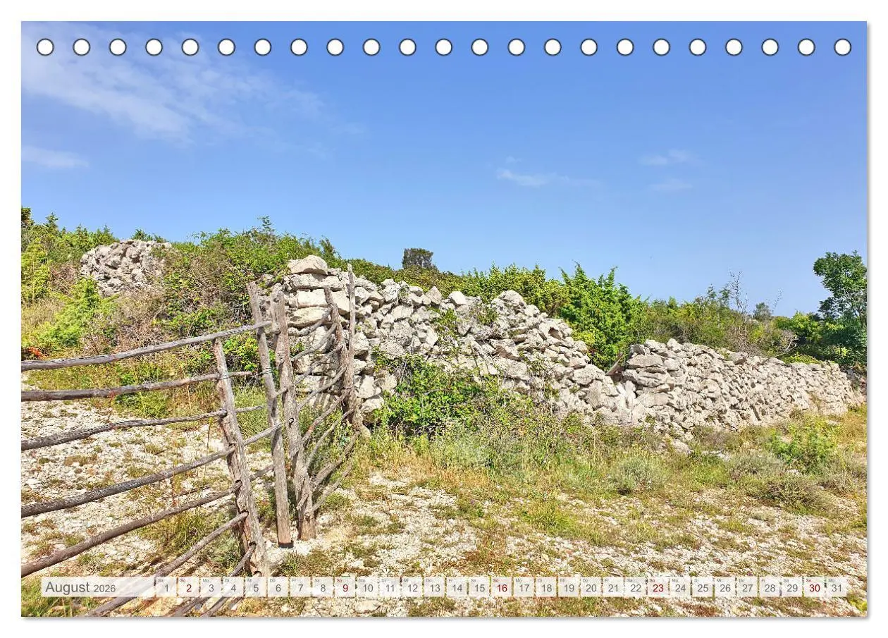 Bild: 9783457429167 | Die Insel Cres - Raue Schönheit in Kroatien (Tischkalender 2026 DIN...