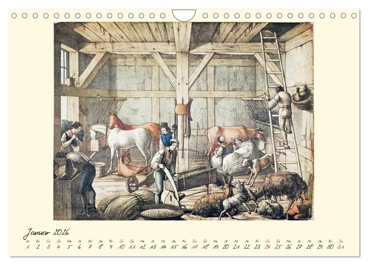 Bild: 9783457809167 | Alltagsleben der Biedermeier-Zeit (Wandkalender 2026 DIN A4 quer),...