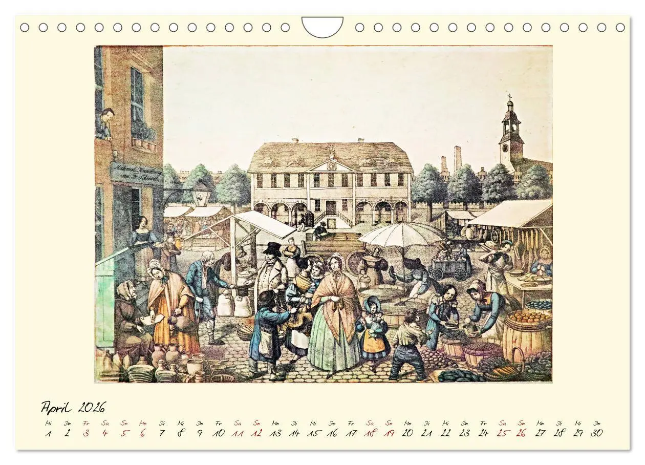 Bild: 9783457809167 | Alltagsleben der Biedermeier-Zeit (Wandkalender 2026 DIN A4 quer),...