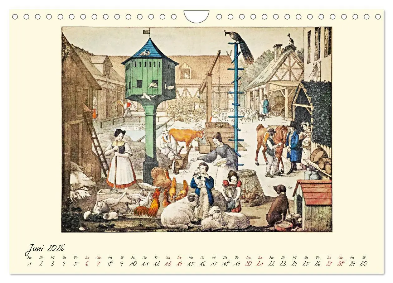 Bild: 9783457809167 | Alltagsleben der Biedermeier-Zeit (Wandkalender 2026 DIN A4 quer),...