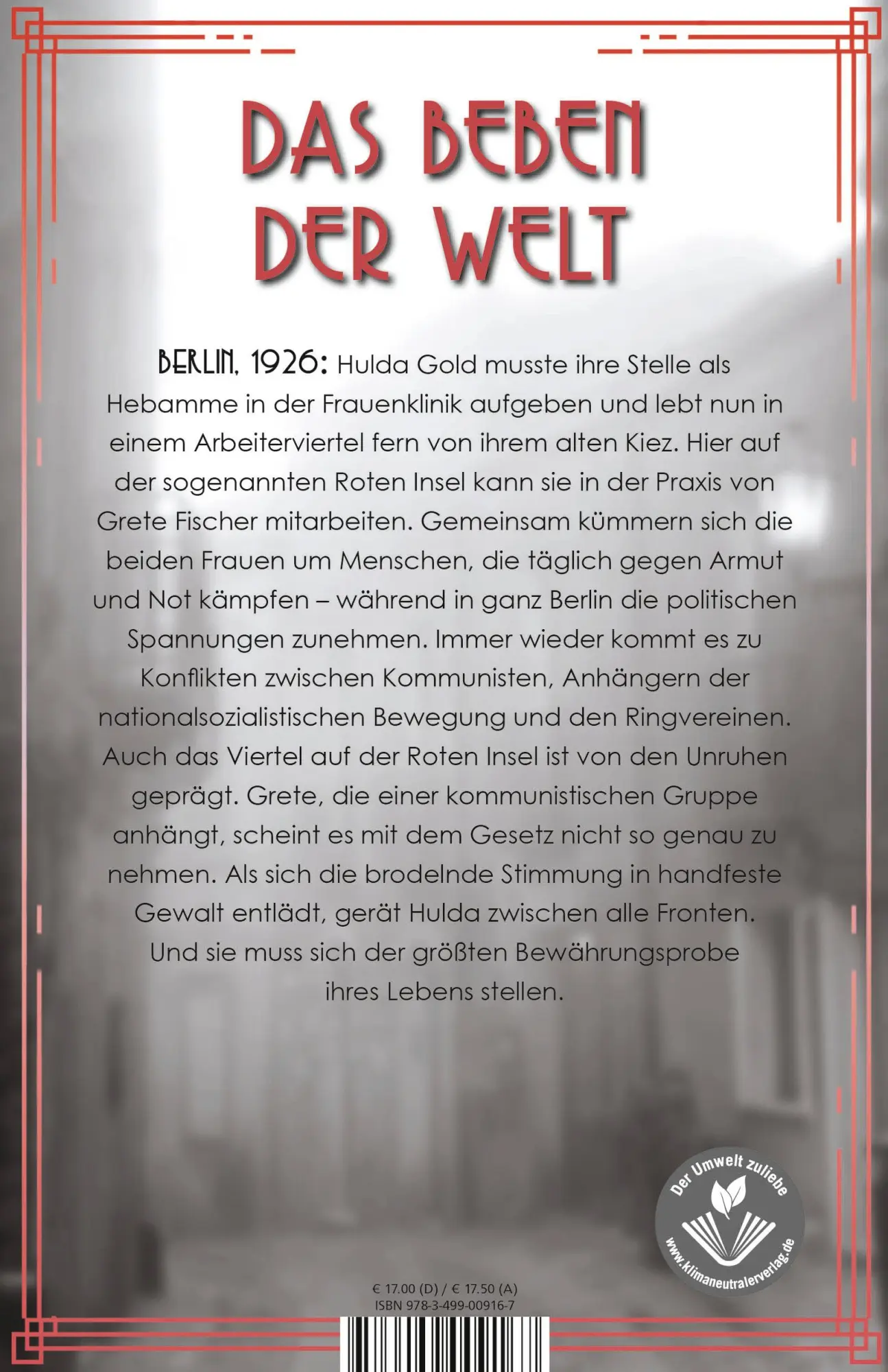 Rückseite: 9783499009167 | Fräulein Gold: Die Rote Insel | Anne Stern | Taschenbuch | 432 S.