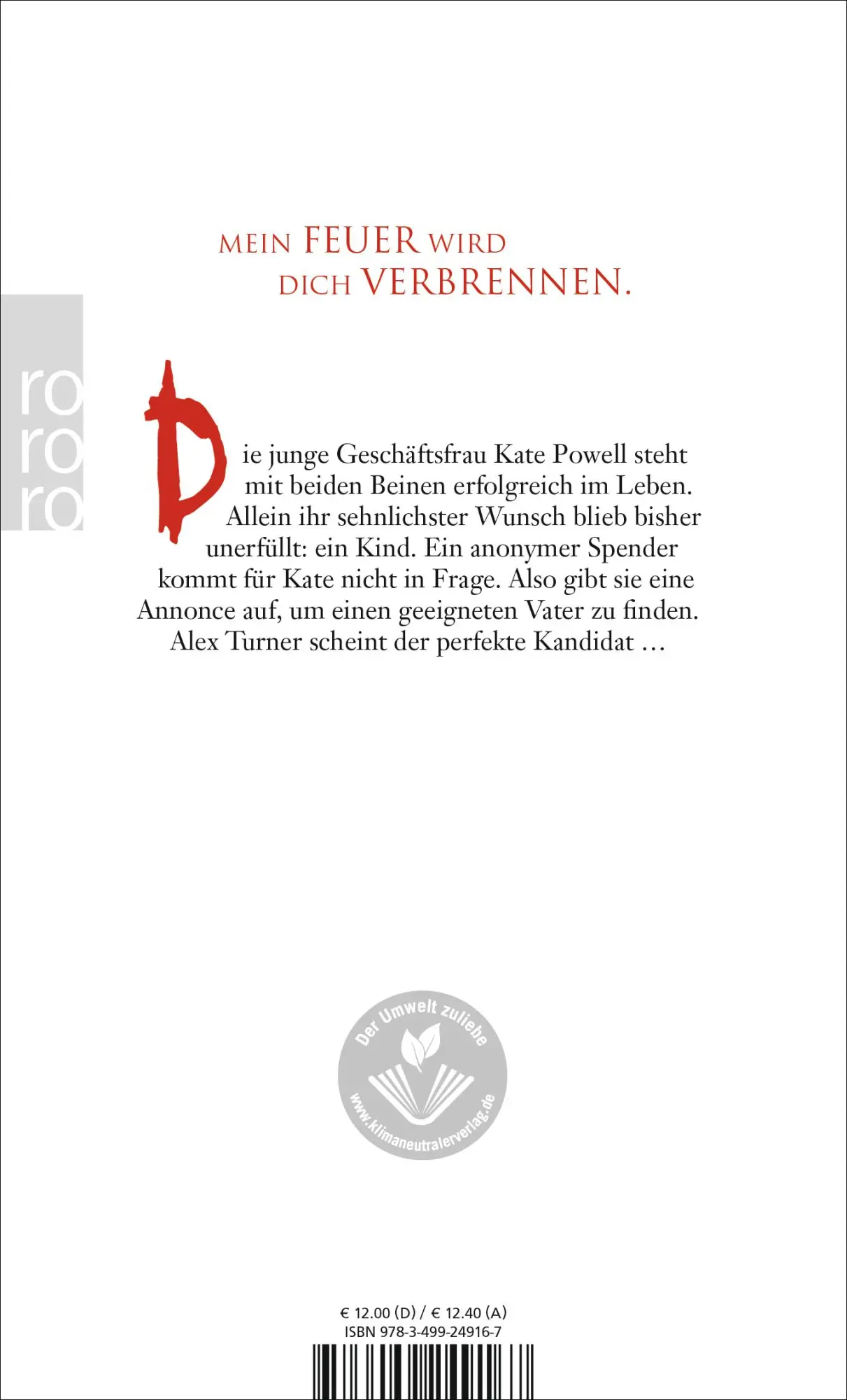 Rückseite: 9783499249167 | Flammenbrut | Simon Beckett | Taschenbuch | 400 S. | Deutsch | 2009