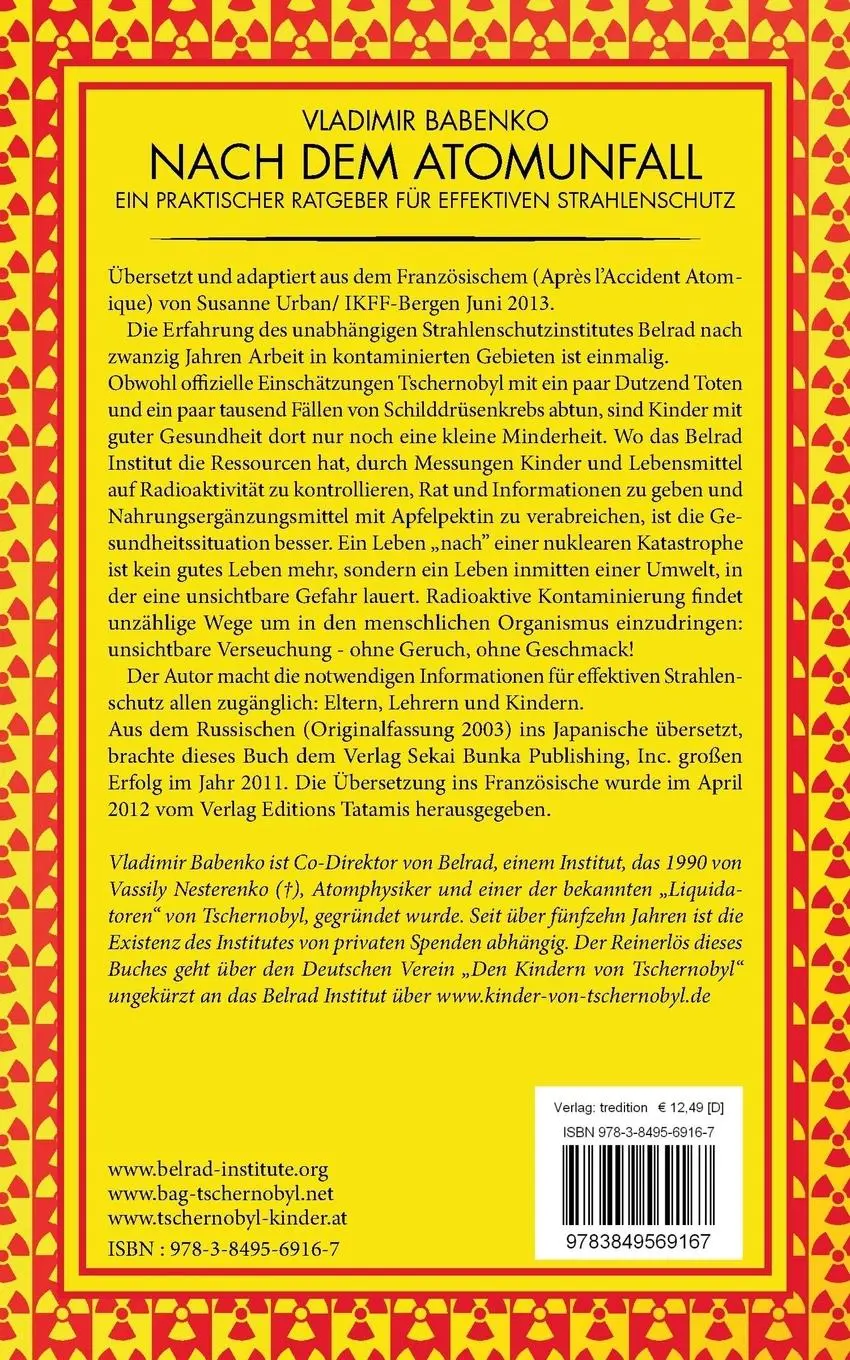 Rückseite: 9783849569167 | Nach dem Atomunfall | Vladimir Babenko | Taschenbuch | Paperback