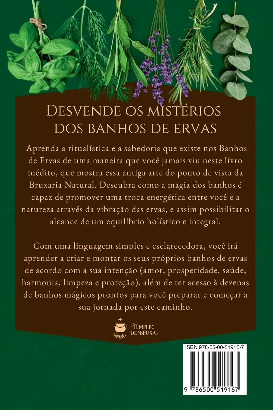 Rückseite: 9786500519167 | A Magia Dos Banhos De Ervas | Celli Amanda | Taschenbuch | 2022