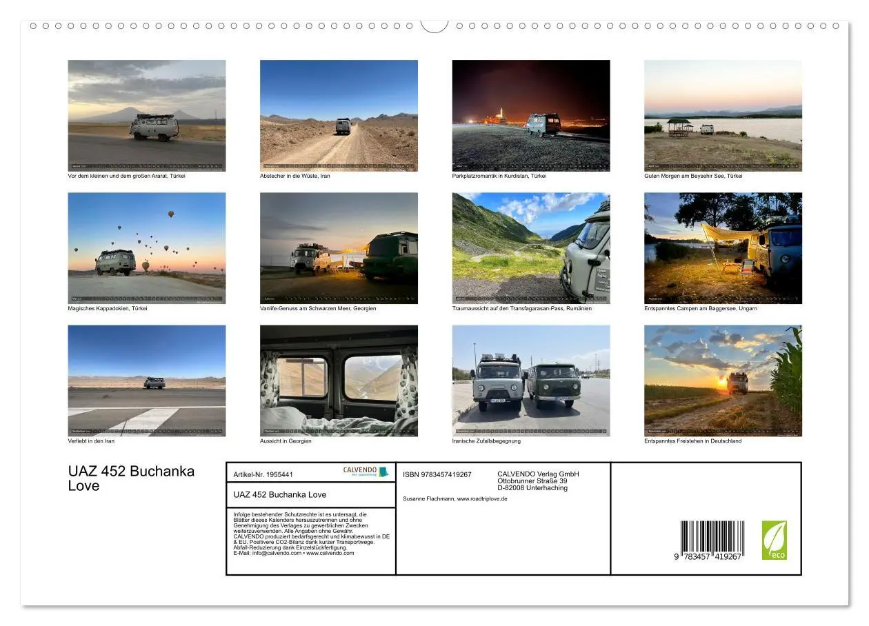 Bild: 9783457419267 | UAZ 452 Buchanka Love (hochwertiger Premium Wandkalender 2026 DIN...