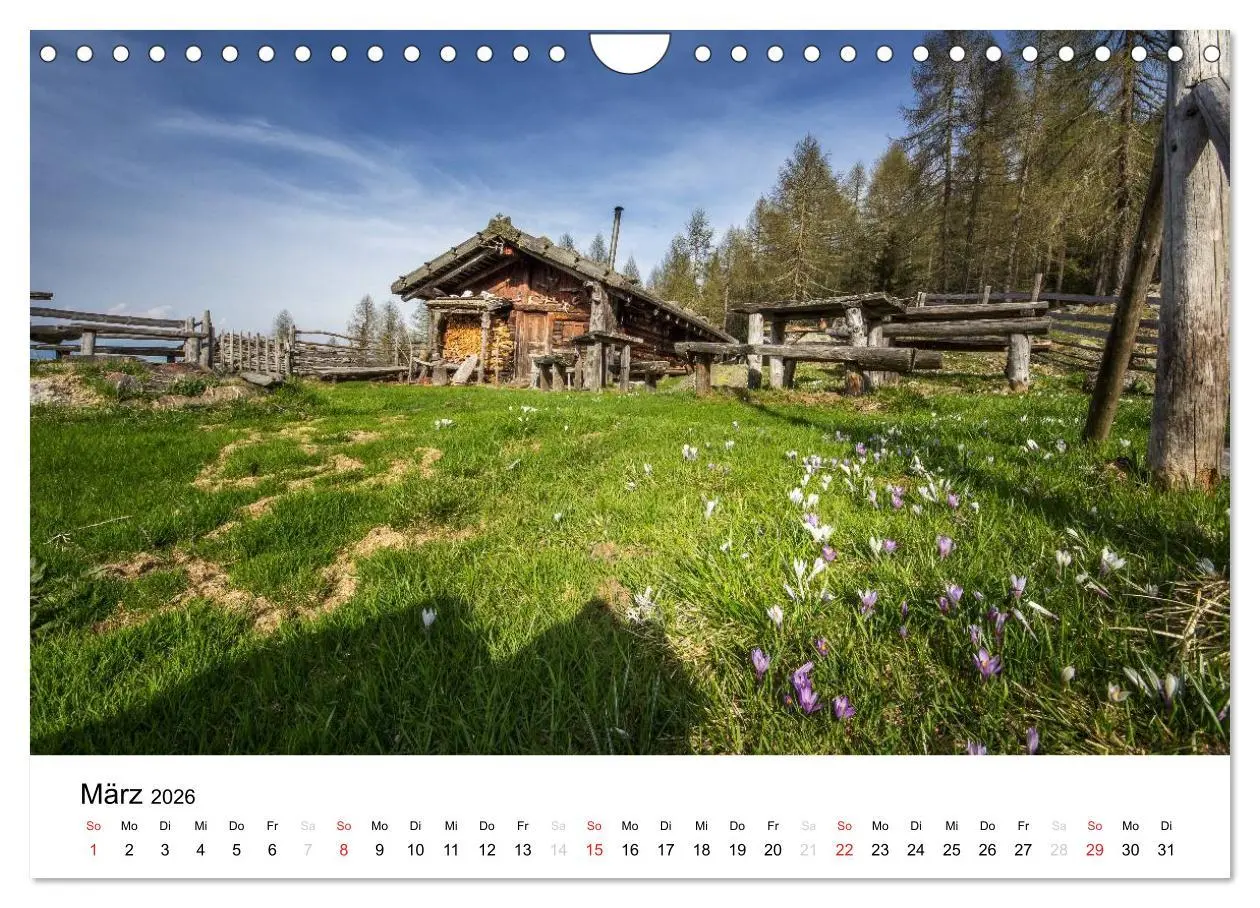 Bild: 9783457969267 | Almen im Ultental (Wandkalender 2026 DIN A4 quer), CALVENDO...