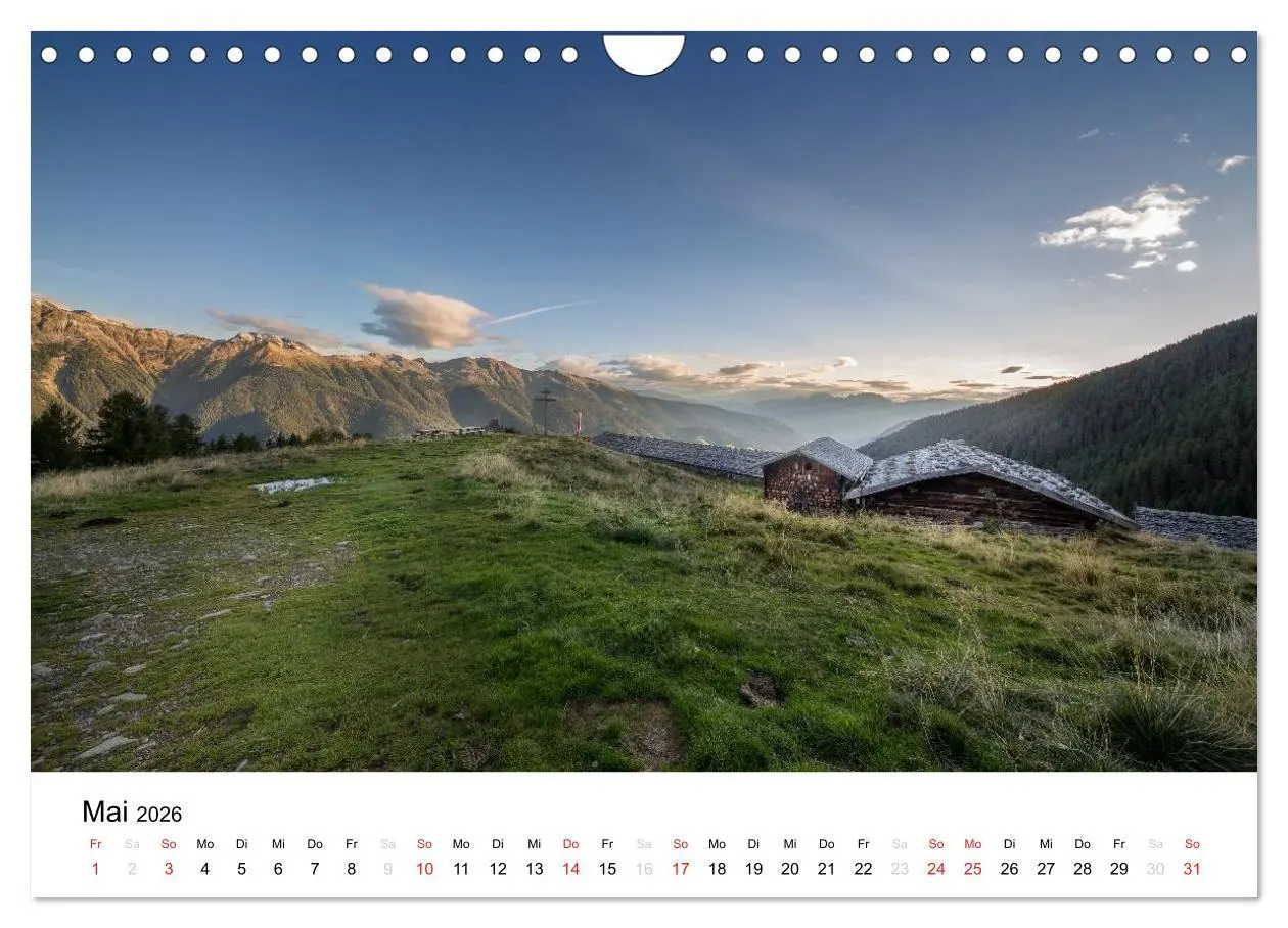 Bild: 9783457969267 | Almen im Ultental (Wandkalender 2026 DIN A4 quer), CALVENDO...