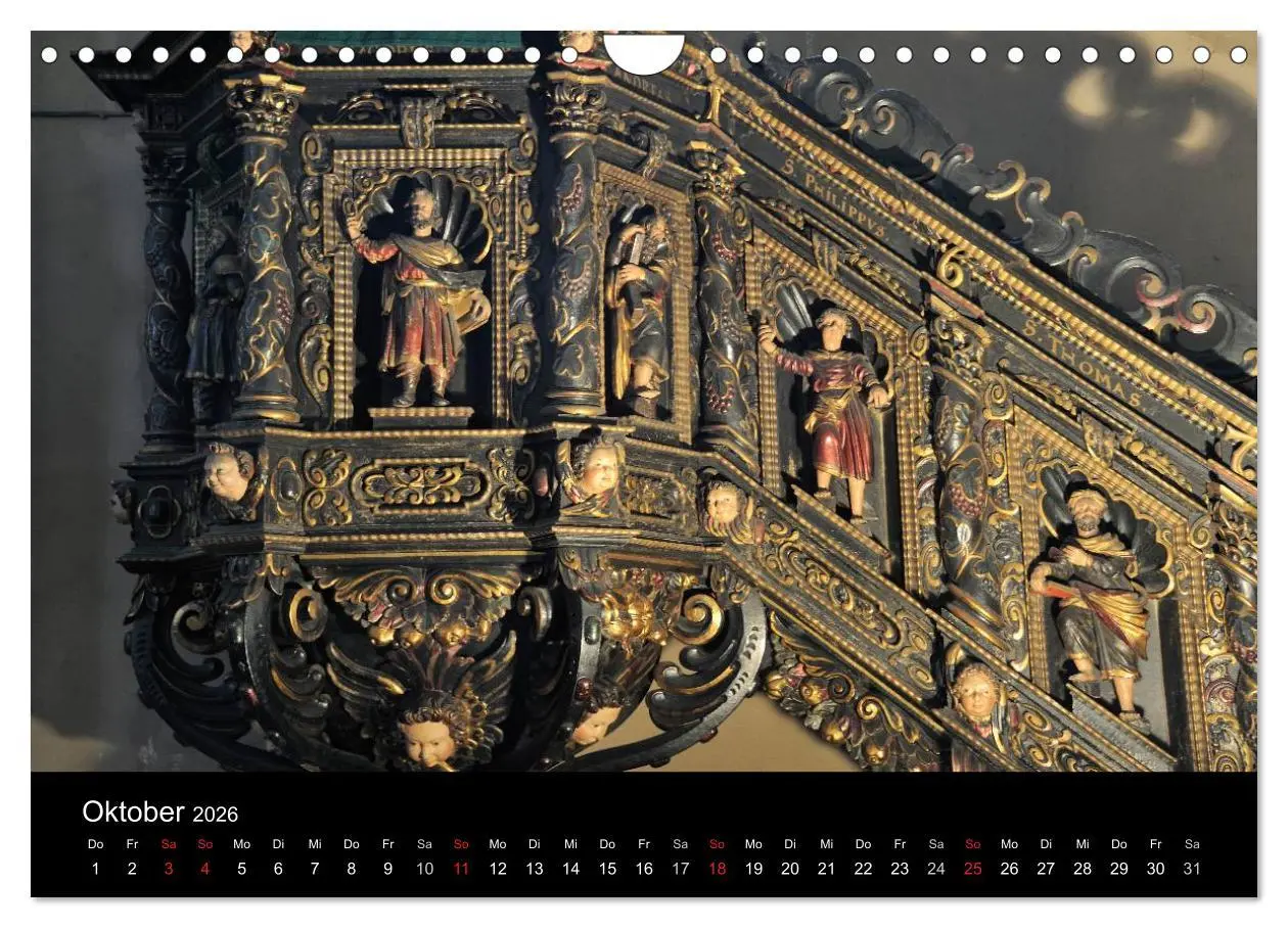 Bild: 9783516129267 | Orte des Glaubens (Wandkalender 2026 DIN A4 quer), CALVENDO...
