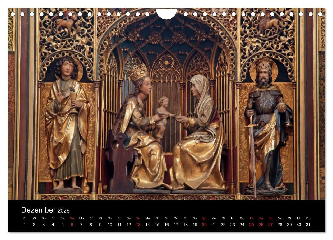 Bild: 9783516129267 | Orte des Glaubens (Wandkalender 2026 DIN A4 quer), CALVENDO...
