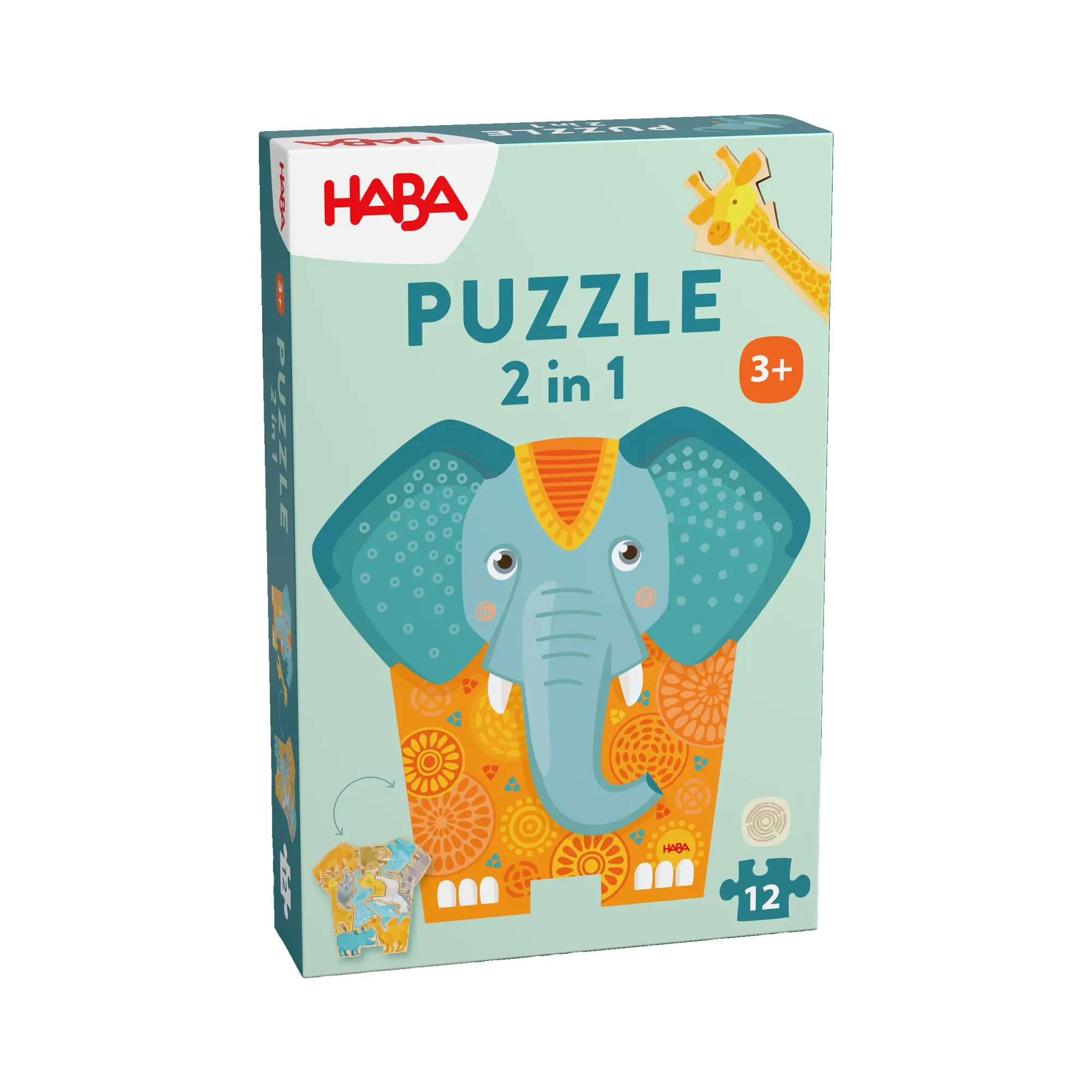 Cover: 4010168279367 | Puzzle 2in1 Elefant | Spiel | Deutsch | 2025 | HABA Sales GmbH &amp; Co.KG