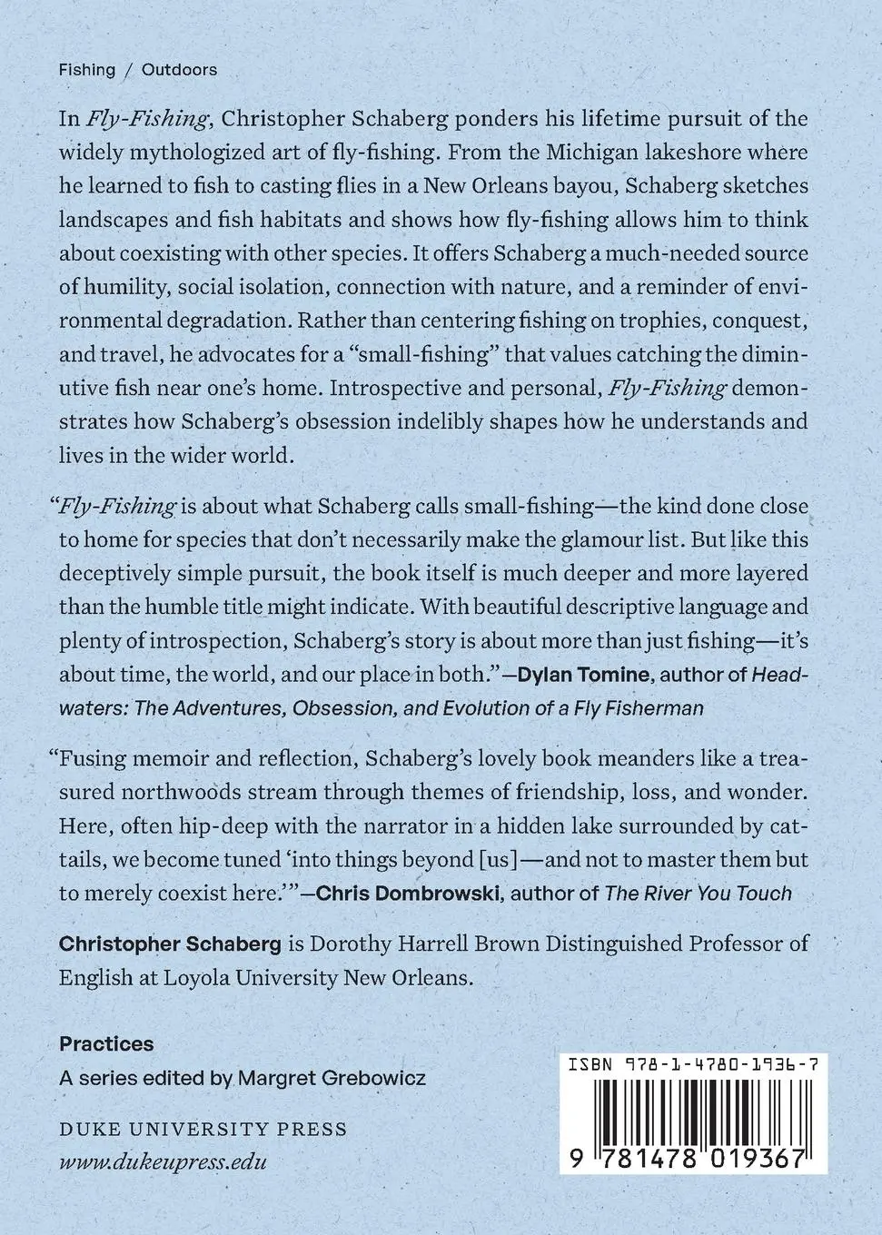 Rückseite: 9781478019367 | Fly-Fishing | Christopher Schaberg | Taschenbuch | Englisch | 2023