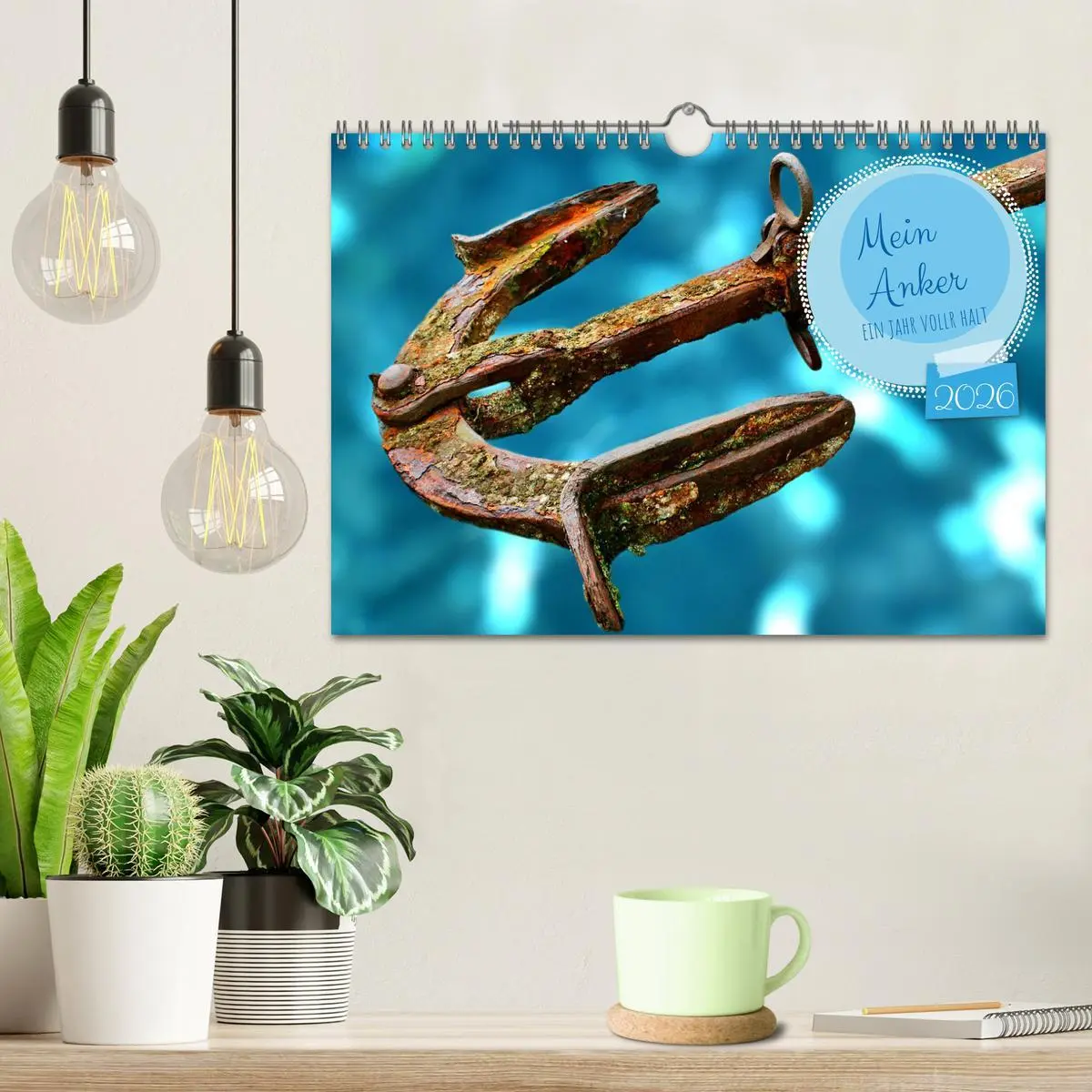 Bild: 9783457579367 | Mein Anker - Ein Jahr voller Halt (Wandkalender 2026 DIN A4 quer),...