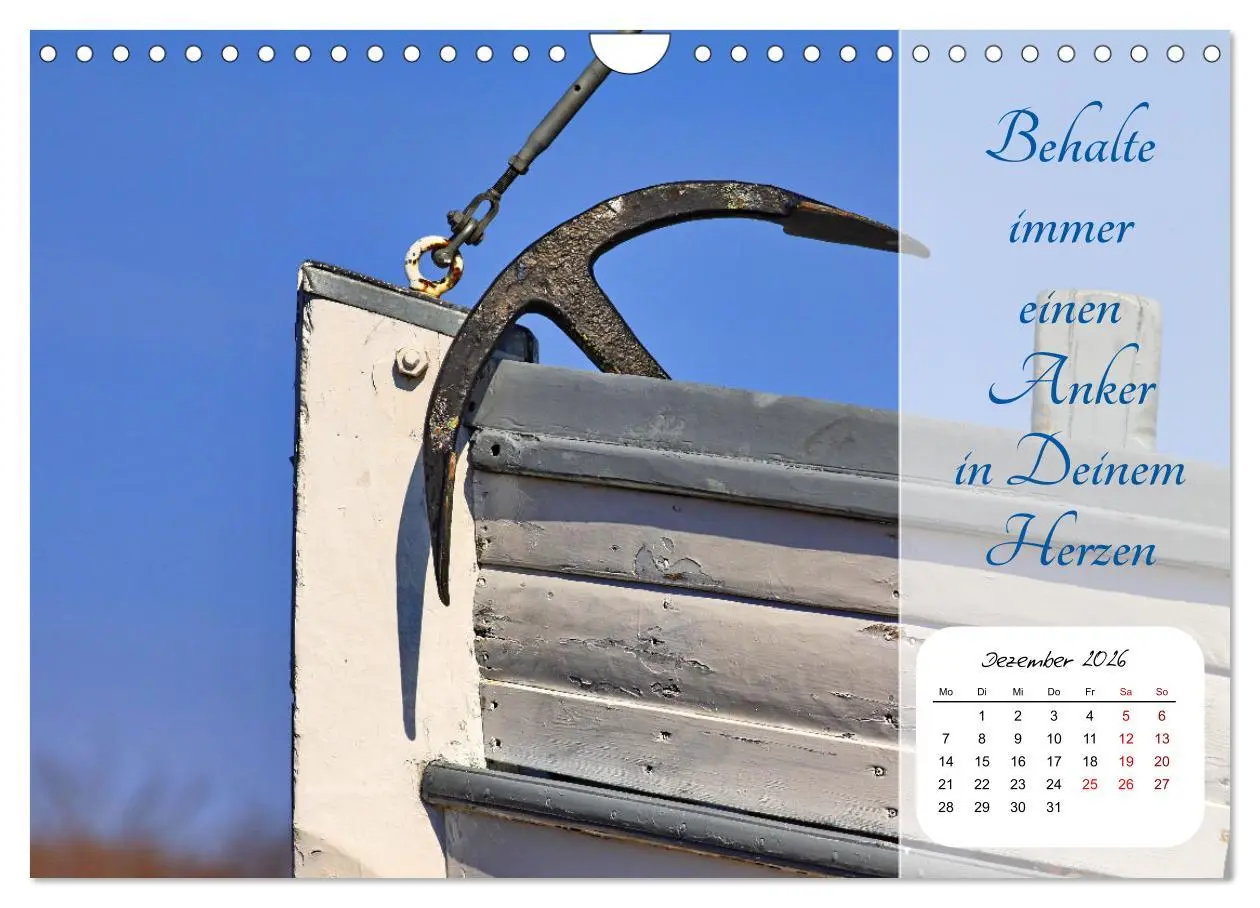 Bild: 9783457579367 | Mein Anker - Ein Jahr voller Halt (Wandkalender 2026 DIN A4 quer),...