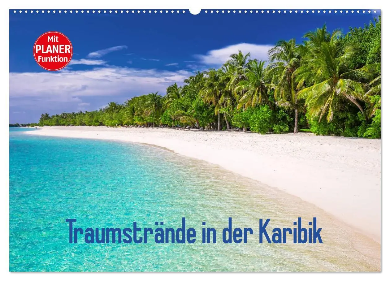 Cover: 9783457959367 | Traumstrände in der Karibik (Wandkalender 2026 DIN A2 quer),...