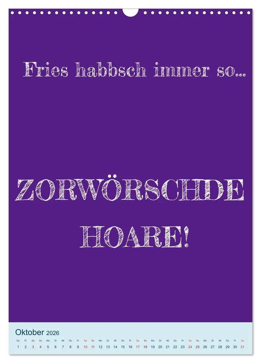 Bild: 9783516359367 | Humorvoller Mundartkalender Sachsen (Wandkalender 2026 DIN A3...