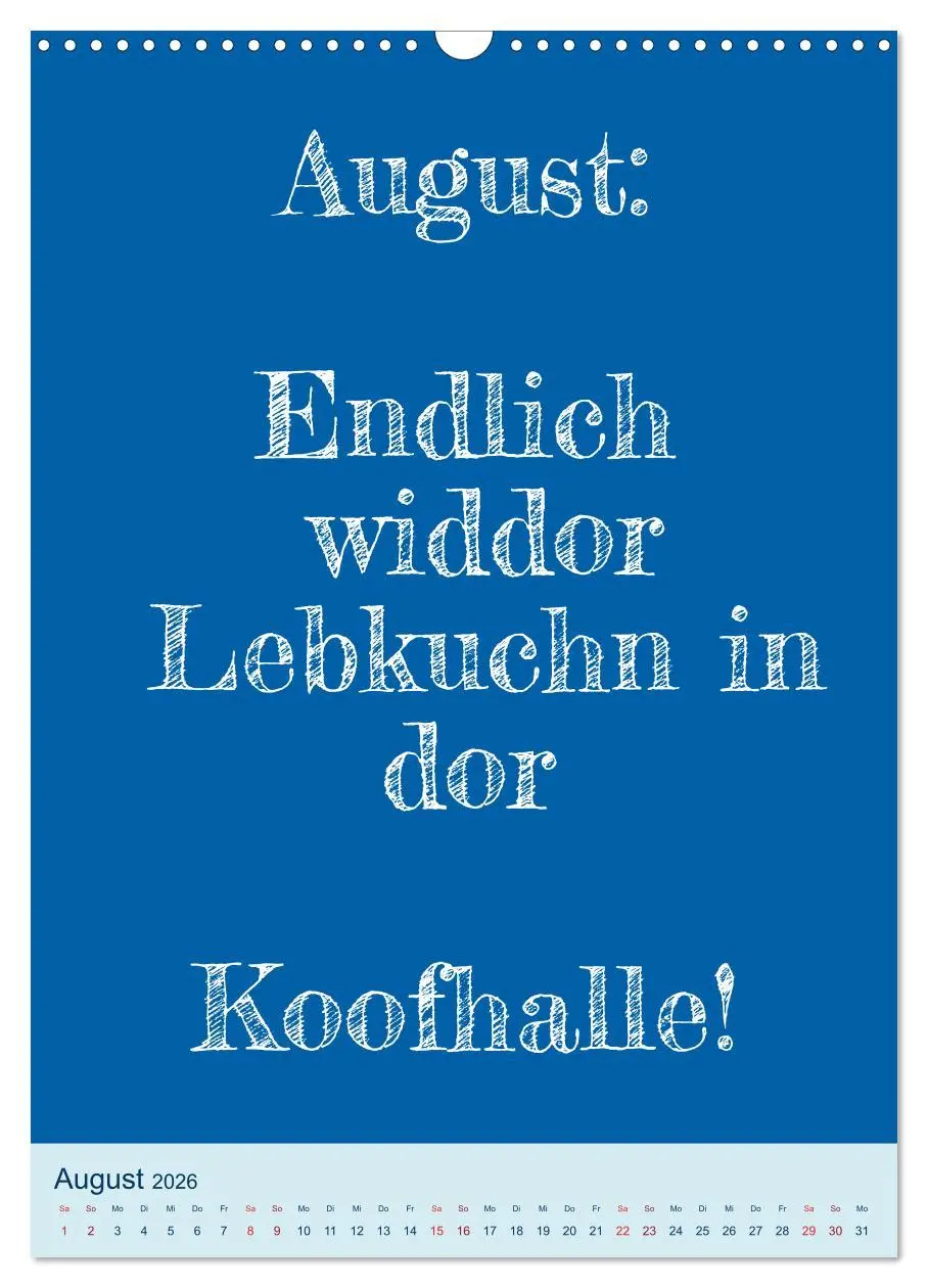 Bild: 9783516359367 | Humorvoller Mundartkalender Sachsen (Wandkalender 2026 DIN A3...