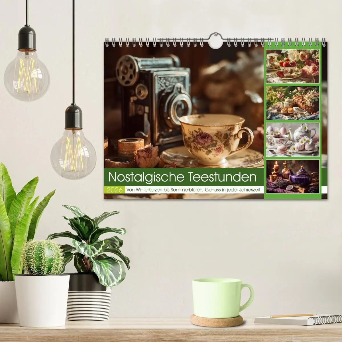 Bild: 9783516739367 | Nostalgische Teestunden (Wandkalender 2026 DIN A4 quer), CALVENDO...