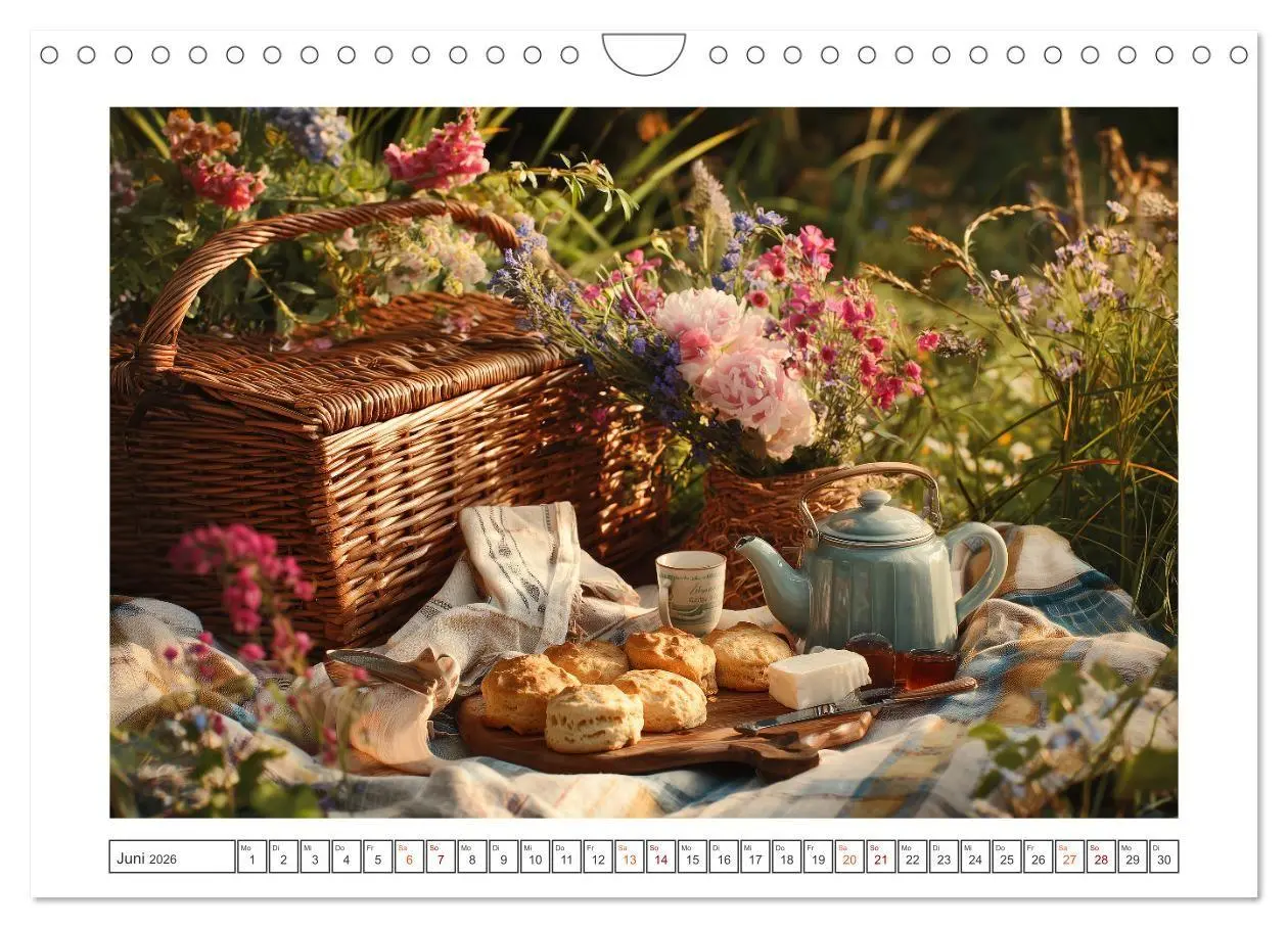 Bild: 9783516739367 | Nostalgische Teestunden (Wandkalender 2026 DIN A4 quer), CALVENDO...