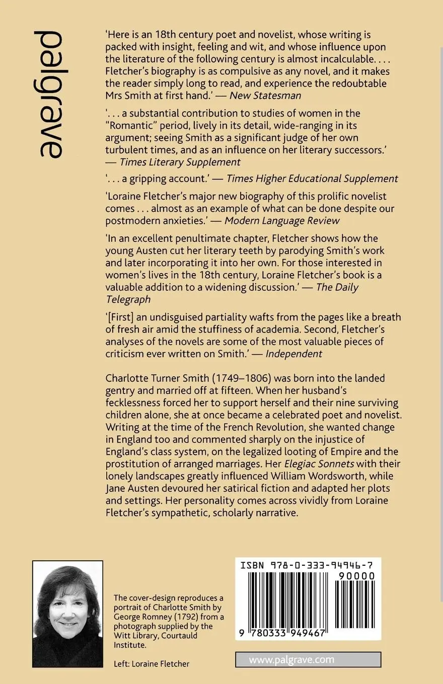 Rückseite: 9780333949467 | Charlotte Smith | A Critical Biography | Loraine Fletcher | Buch | xi