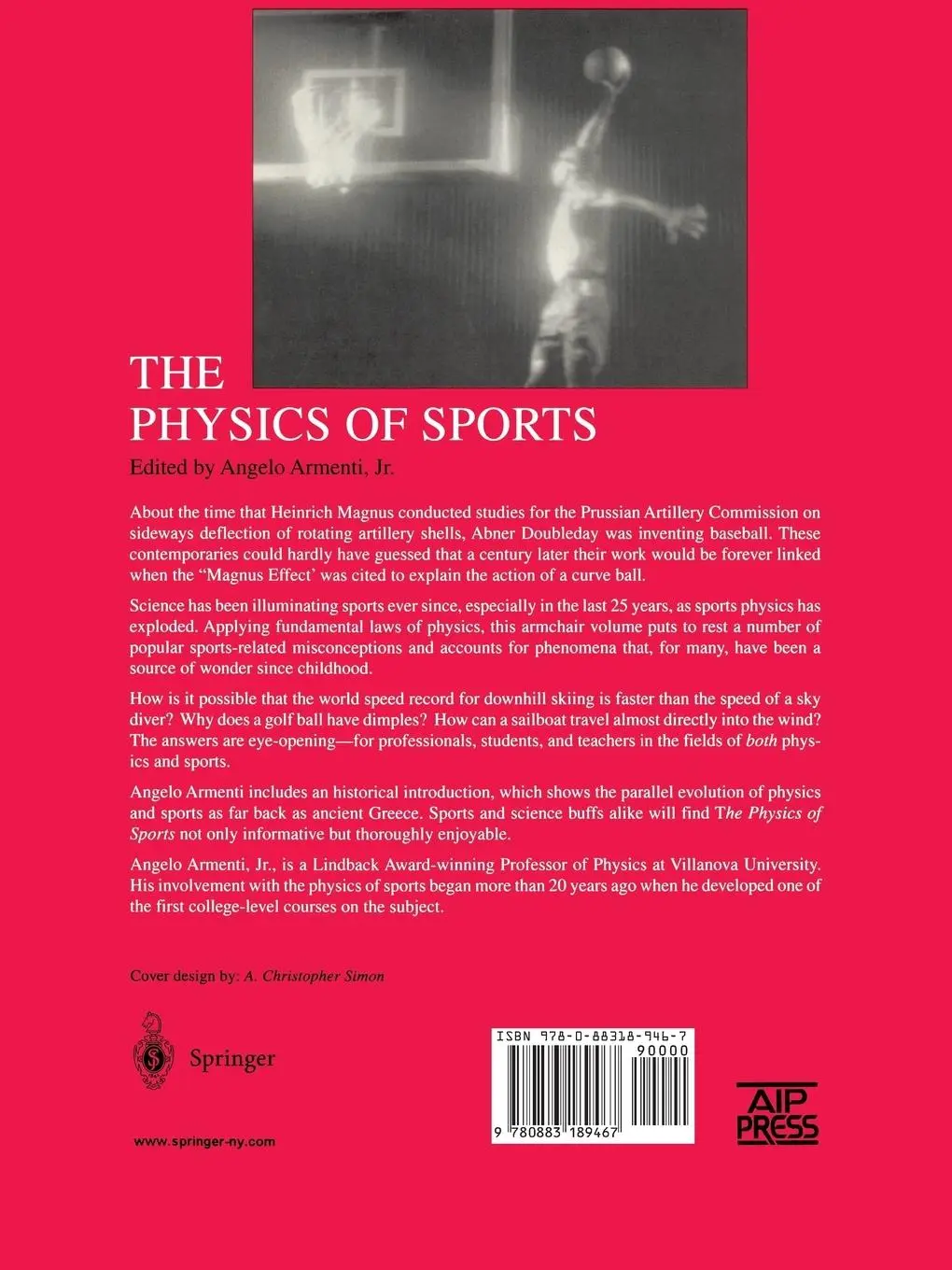 Rückseite: 9780883189467 | The Physics of Sports | Angelo Jr. Armenti | Taschenbuch | xxi | 1996