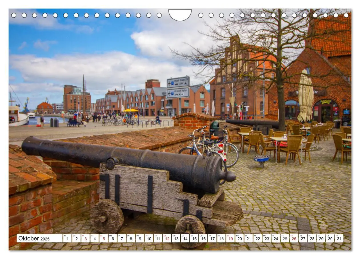 Bild: 9783435619467 | Wismarer Ansichten 2025 (Wandkalender 2025 DIN A4 quer), CALVENDO...