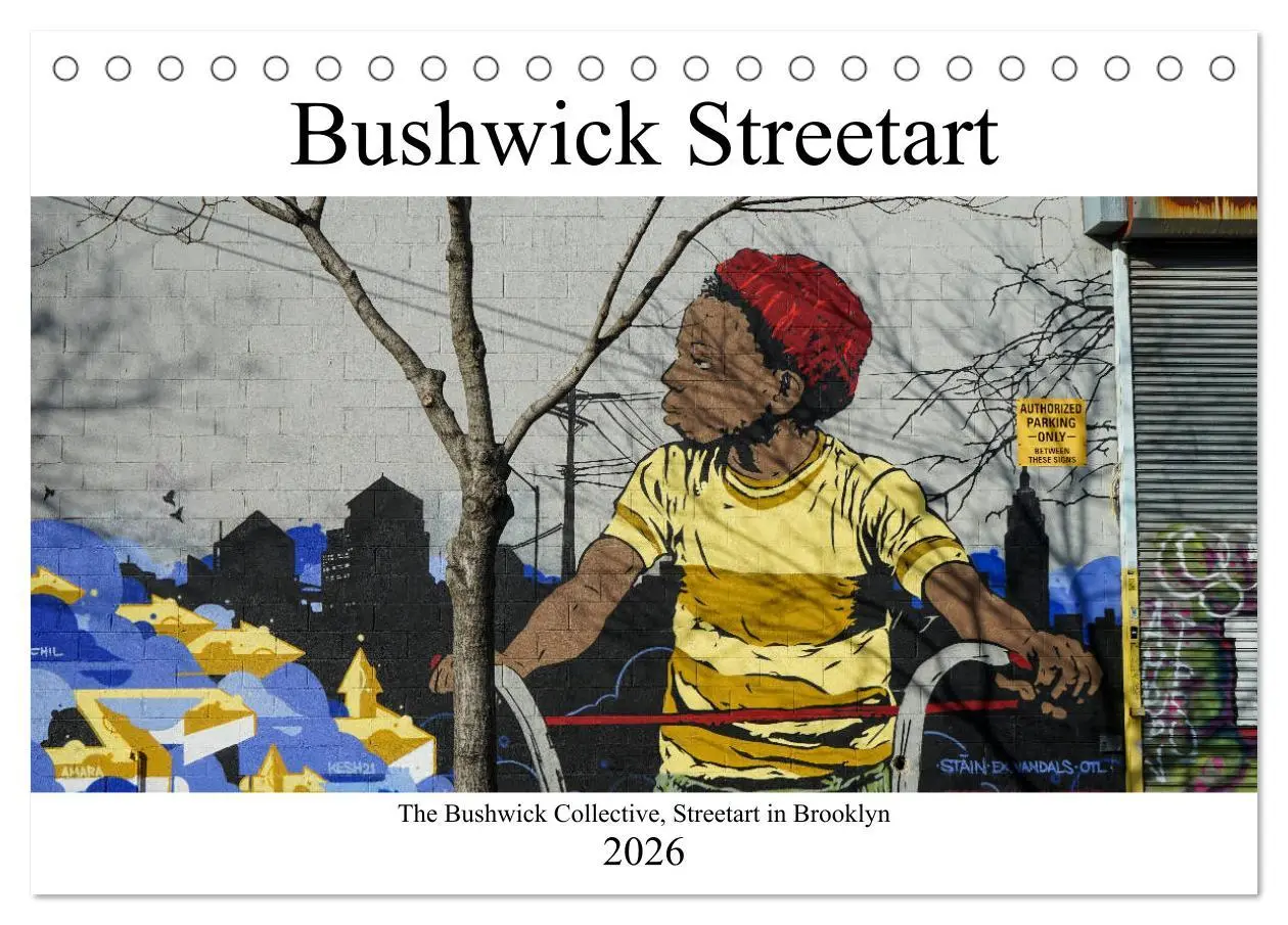 Cover: 9783457709467 | Bushwick Street Art (Tischkalender 2026 DIN A5 quer), CALVENDO...