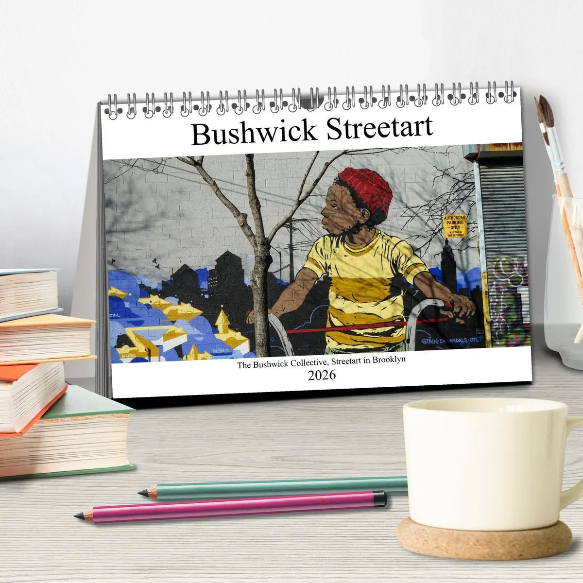 Bild: 9783457709467 | Bushwick Street Art (Tischkalender 2026 DIN A5 quer), CALVENDO...