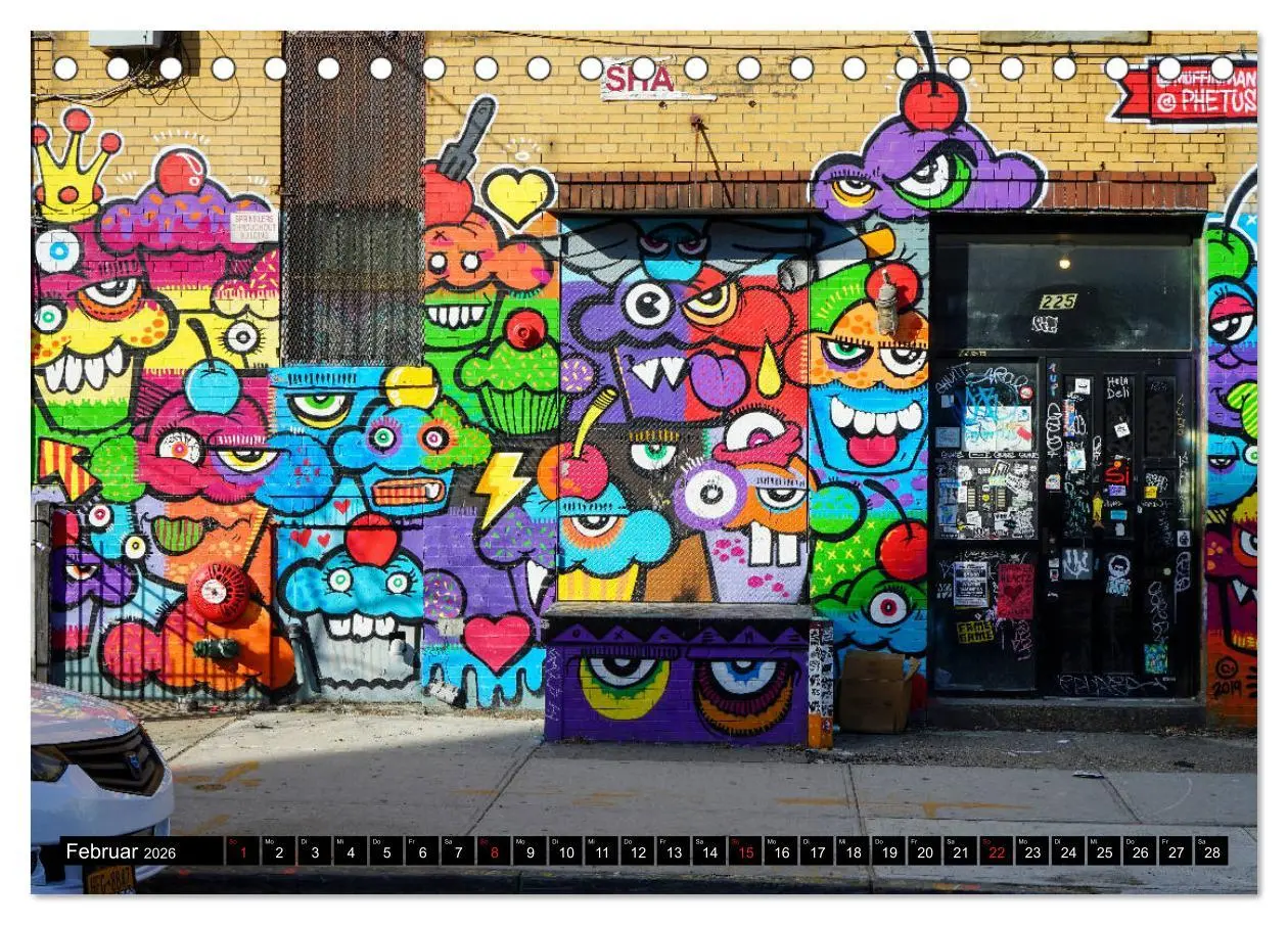 Bild: 9783457709467 | Bushwick Street Art (Tischkalender 2026 DIN A5 quer), CALVENDO...