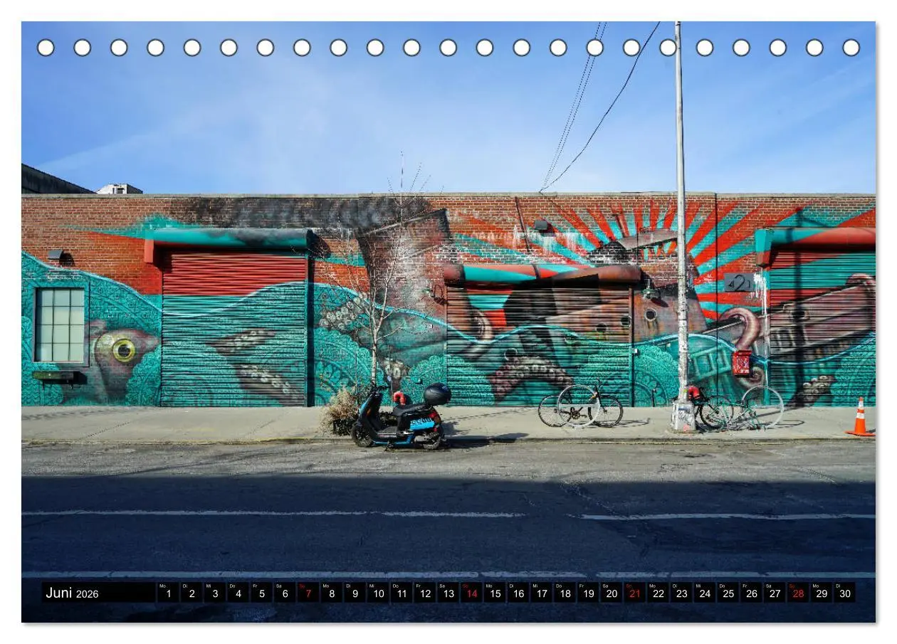 Bild: 9783457709467 | Bushwick Street Art (Tischkalender 2026 DIN A5 quer), CALVENDO...